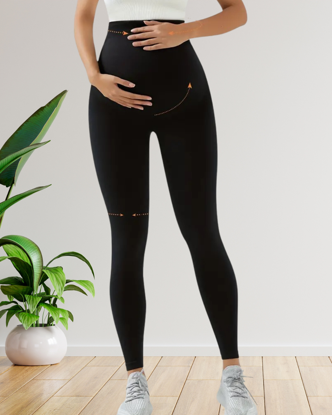 Black Leggings - Origin Maternity 