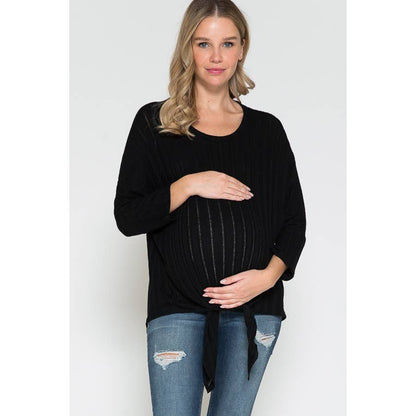 Front Tie Maternity Top - Origin Maternity 