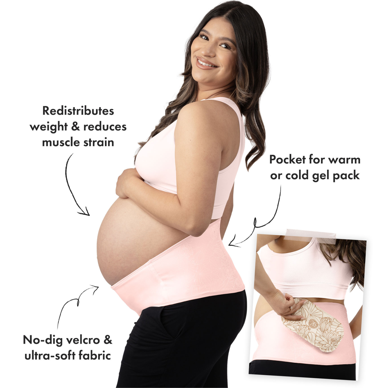 Soothing Maternity Belly & Back Support Band with Gelpack - Origin Maternity 