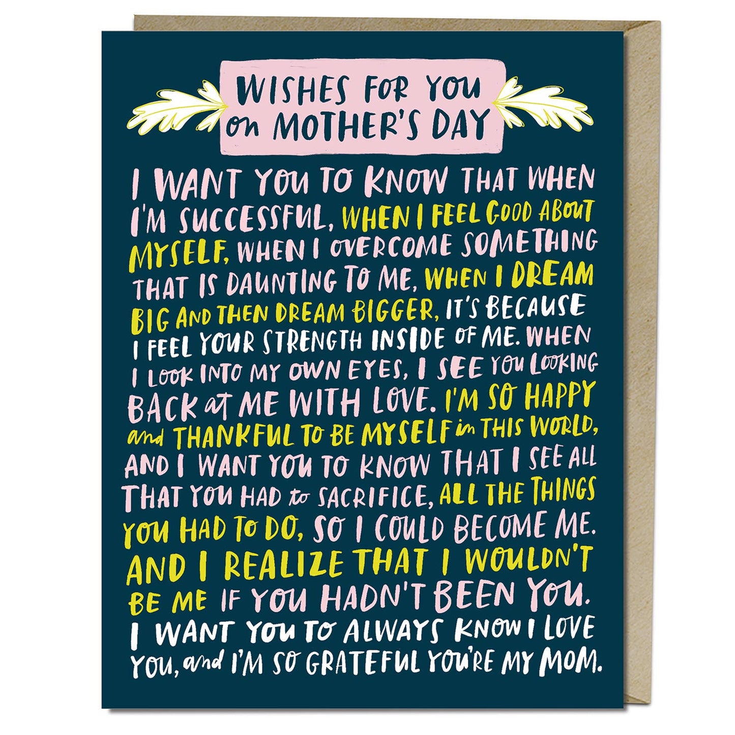Wishes For You Mother's Day Card - Origin Maternity 
