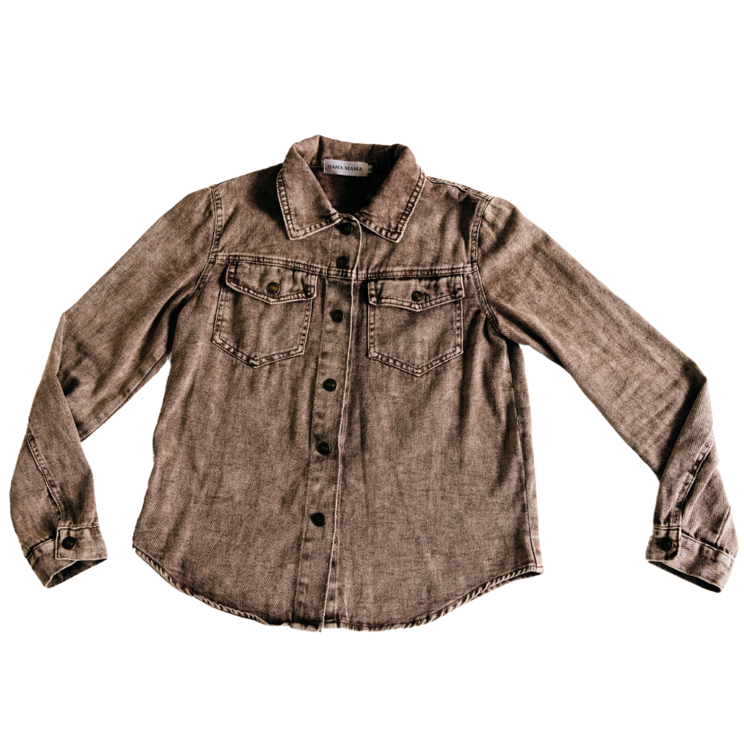 Brown Denim Jacket - Mommy & Me