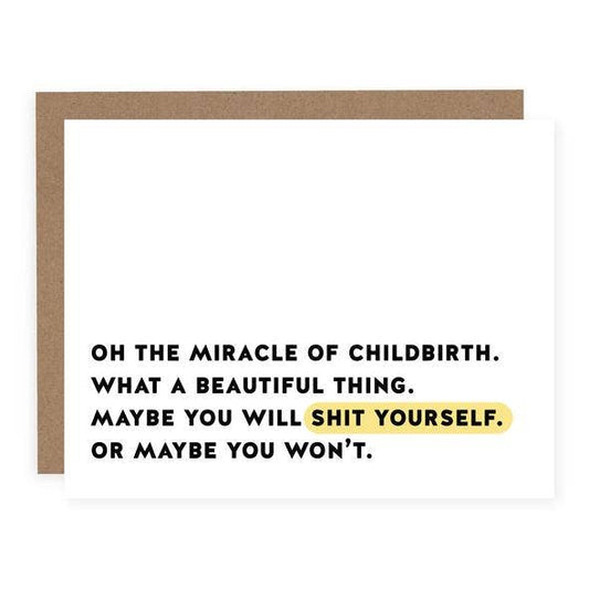 The Miracle of Childbirth Card | Funny Pregnancy Card - Origin Maternity 